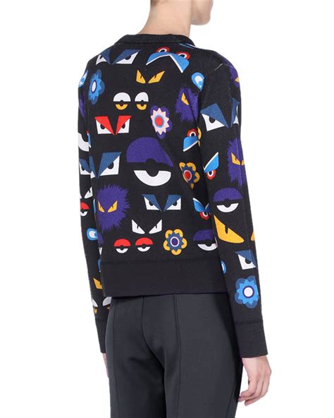 fendi monster sweater replica|fendi monster resale.